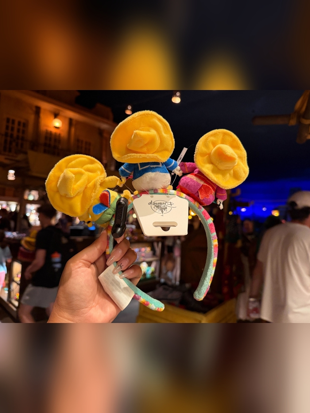 Disney Parks Three Caballeros Plush Headband